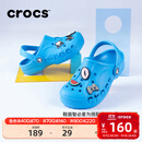 卡骆驰（CROCS）贝雅儿童洞洞鞋男女童户外包头沙滩鞋拖鞋/207013/207012 海蓝-456 34 (205mm)