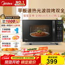 美的（Midea）微波炉烤箱一体机 小型家用20升微波炉  光波加热 钻石背板（M1-L201B）