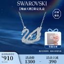 施华洛世奇（SWAROVSKI）【125周年限定】SWAN 经典蓝色天鹅项链女生日礼物女