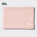 优衣库童装KAWS HEATTECH souffle yarn舒芙蕾针织围脖485493 10 水粉色 均码(50 cm)