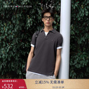 Tommy Hilfiger【轻柔感】夏男珠地网眼商务纯色修身短袖T恤翻领POLO