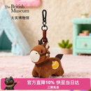 大英博物馆新年系列萌马毛绒包包挂件棕色送女生生日礼物2025年秋冬新品