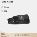 蔻驰（COACH）【品牌直供】男士HARNESS针扣腰带黑色 CQ024