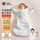 贝肽斯婴儿睡袋暖姜恒温儿童一体睡袋婴幼儿防踢被睡衣秋冬中厚 弗里德S