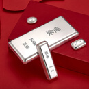 中国黄金（CHINA GOLD）财富银条足银9999正品纯银锭白银元宝实心银子储值收藏礼物 约1000g+证书【款式随机发货】
