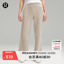 lululemon丨Scuba 女士中腰阔腿裤 *灯芯绒 LW5GBTA 河石色 M