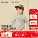 巴拉巴拉balaOne宝宝打底衫男童女童装2025冬季半高领t恤婴儿209425100201