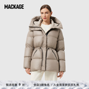 MACKAGE【经典】女士 FREYA抽绳收腰防寒保暖时尚修身经典羽绒服 香槟色 M