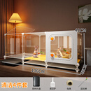 蔻丝透明兔笼子家用室内大号带接粪托盘荷兰猪侏儒兔宠物专用豪华别墅