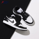 耐克（NIKE）【潮】Air Jordan aj1板鞋男女情侣款低帮耐磨透气休闲运动篮球鞋 DC0774-101  黑白熊猫 男女同款 42
