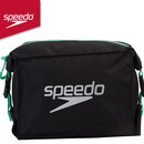 speedo迷你运动泳包5升泳品收纳健身防水包 黑色/绿色 a黑色/绿色