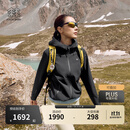 KOLON SPORT/可隆风脊石墨烯软壳夹克 女子户外运动防泼水防静电防风外套 LKJK5WNT04-BK 黑色 M 165/88A