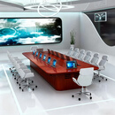 麦森maisen 智能无纸化大会议桌升降桌10台普通升降器带屏幕MS-11