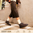 UGG秋季新款男士系带休闲雪地靴短靴1171112DDC|可可粉棕色42