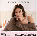 维多利亚的秘密 logo字母肩带舒适无痕时尚文胸内裤内衣套装送礼礼物 54A2黑色-无钢圈 75B (34B)+S