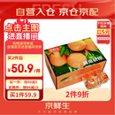 京鲜生 江西赣南脐橙 净重10斤 铂金果 单果180g起 生鲜水果橙子礼盒