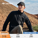 Columbia哥伦比亚户外男子舒适运动保暖柔软抓绒衣休闲外套AE3039 010 黑色 M(175/96A)