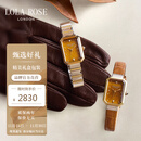 LOLA ROSE罗拉玫瑰新款虎眼石方糖女士手表女节日礼物送女友生日礼物