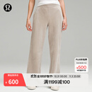 lululemon丨Scuba 女士中腰阔腿裤 *灯芯绒 LW5GBTA 河石色 M