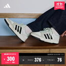 adidas ENTRAP美式校园风运动板鞋少年感复古篮球鞋男女阿迪达斯   白色/黑色/矾土棕   42