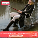 HUNTER雨靴户外露营女鞋惠灵顿经典英伦防水防滑骑士靴女长筒女靴高筒靴 哑光黑色/BLK 37