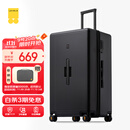 地平线8号（LEVEL8）行李箱 密码拉杆箱女男托运旅行PC箱28英寸大容量 旅行者系列黑色
