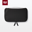 MUJI可选择口袋的收藏夹痛包收纳袋票卡夹 礼物 黑色窄型