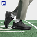 FILA斐乐男鞋运动跑步鞋2026春季新款柔云3轻便舒适健身鞋网面黑色鞋 黑-BK 42