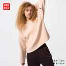 优衣库女装舒芙蕾半高领针织衫/毛衣毛衫479158 10 水粉色 L /160/88A