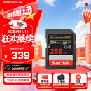 闪迪（SanDisk）256GB SD内存卡 4K V30 U3 C10 相机存储卡 读速200MB/s 写速140MB/s 微单/单反相机内存卡
