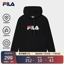 FILA斐乐官方情侣款连帽卫衣2025秋季休闲宽松针织长袖上衣