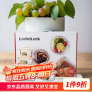 乐扣乐扣（LOCK&LOCK）耐热玻璃保鲜盒微波炉饭盒上班族便当盒学生水果饭菜餐盒6件套