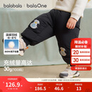 巴拉巴拉童装宝宝羽绒裤儿童男女童长裤冬2025加厚保暖束脚裤209425108208