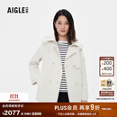 AIGLE艾高春夏GORE-TEX防风防雨透汽户外休闲夹克风衣上衣女士外套 奶米白色 Q2152 S 36 (160/84A)