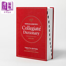 预售 2025新版 韦氏大学词典 第12版 Merriam Webster s Collegiate Dictionary 12th Edition 英文原版英语参考工具书