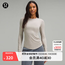 lululemon丨Hold Tight 女士紧身剪裁长袖 T 恤 LW3FTFS 河石色 XS /4