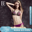 范德安（BALNEAIRE）2025分体泳衣女士比基尼舒适系带双层胸杯温泉海边套装 82395 玫瑰之语 L