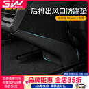 3W Auto-life适用特斯拉焕新ModelY/3挡泥板车身门槛条踏板护角TPE后备箱防护 焕新版Y/3后排出风口防踢垫