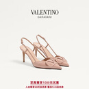 华伦天奴VALENTINO女士 VLOGO SIGNATURE 漆皮高跟鞋 肉桂粉色（建议选小半码） 37