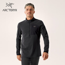ARC'TERYX始祖鸟 RHO SV ZIP NECK 男子 内层长袖上装 BLACK/黑色 L