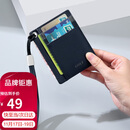 高尔夫GOLF男士卡包男银行卡片包女多卡位卡套青年驾驶证套轻薄卡包大容量卡夹5V716324J蓝配灰