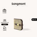 Songmont山下有松山行钱包设计师款皮夹短款卡包夹礼物男女零钱包 沙驼棕 预售16天