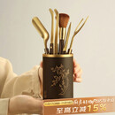 不拙茶道六君子电木套装茶具配件茶艺摆件钢制茶刀茶夹暗香茶具六君子