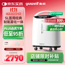 鱼跃（Yuwell）5L升医用分子筛制氧机吸氧机氧气机家用老人带雾化8F-5AW国家补贴