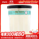 Mrs. Meyers Clean Day梅耶太太 大豆香氛蜡烛 蜡烛无烟香味蜡烛助眠蜡烛大豆蜡 罗勒香 205克