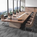 百胜丰大客户定制会议桌6.8*1.8米含36把椅子E1级