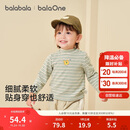巴拉巴拉balaOne宝宝打底衫男童女童装2025冬季半高领t恤婴儿209425100201