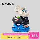 卡骆驰（CROCS）贝雅儿童洞洞鞋男女童户外包头沙滩鞋拖鞋/207013/207012 深蓝色-410 28 (165mm)
