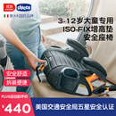 智高CHICCO儿童安全座椅增高垫isofix3-12岁婴儿便捷宝宝坐垫 黑色