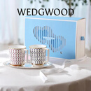 Wedgwood马克杯金粉年华对杯心动礼盒咖啡杯水杯杯子结婚礼物